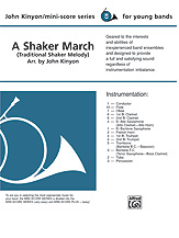 A SHAKER MARCH - Parts & Score