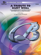 A TRIBUTE TO KURT WEILL - Score only