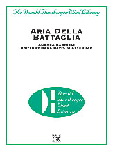 ARIA DELLA BATTAGLIA - Parts & Score