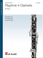 PLAYTIME 4 CLARINETS - Parts & Score, New & Recent Titles