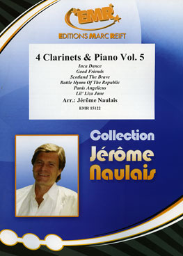 4 CLARINETS & PIANO VOLUME 5, EMR Clarinet