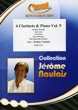 4 CLARINETS & PIANO VOLUME 9, EMR Clarinet