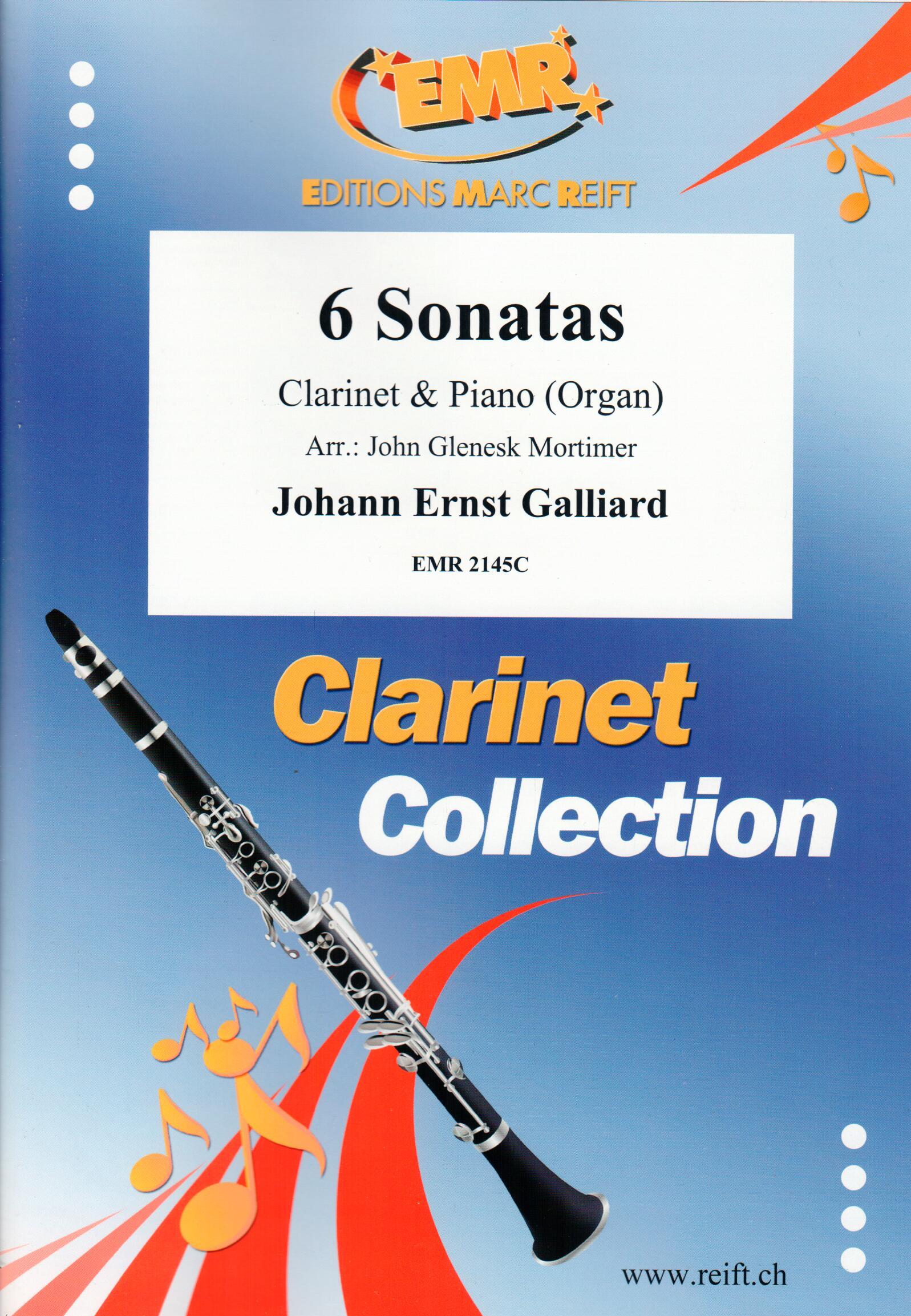 6 SONATAS, EMR Clarinet