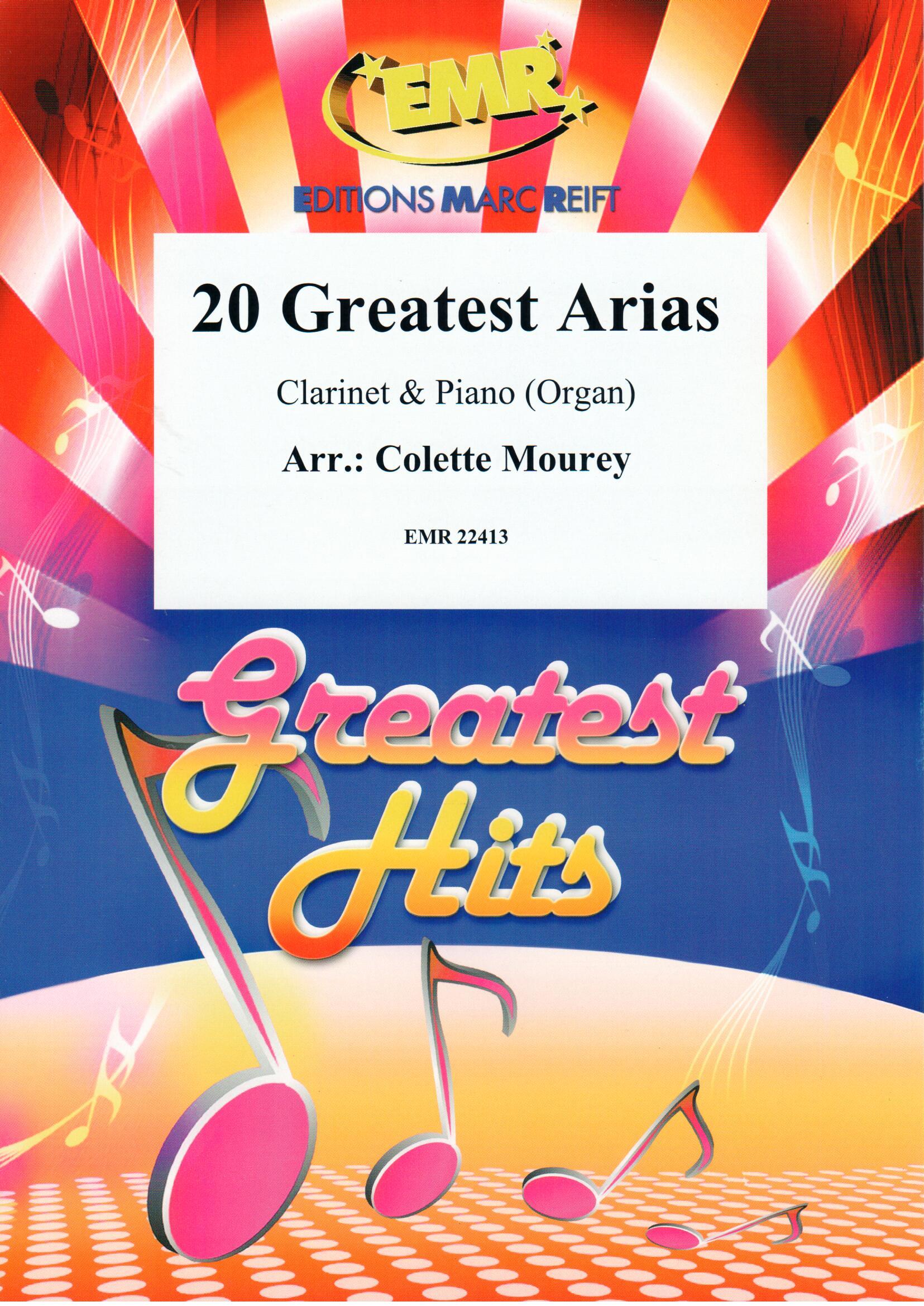 20 GREATEST ARIAS, EMR Clarinet