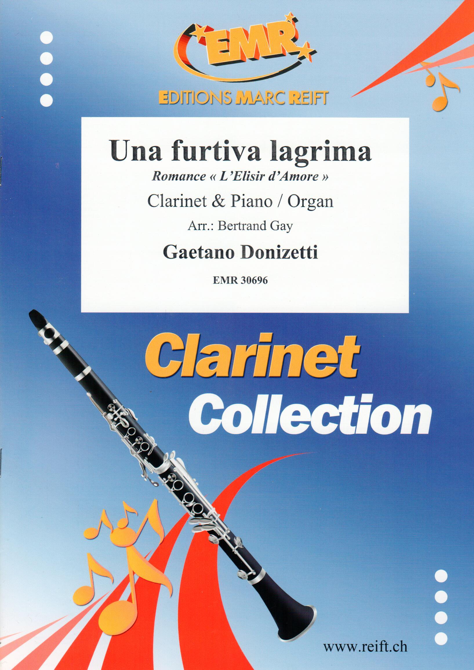 UNA FURTIVA LAGRIMA, EMR Clarinet