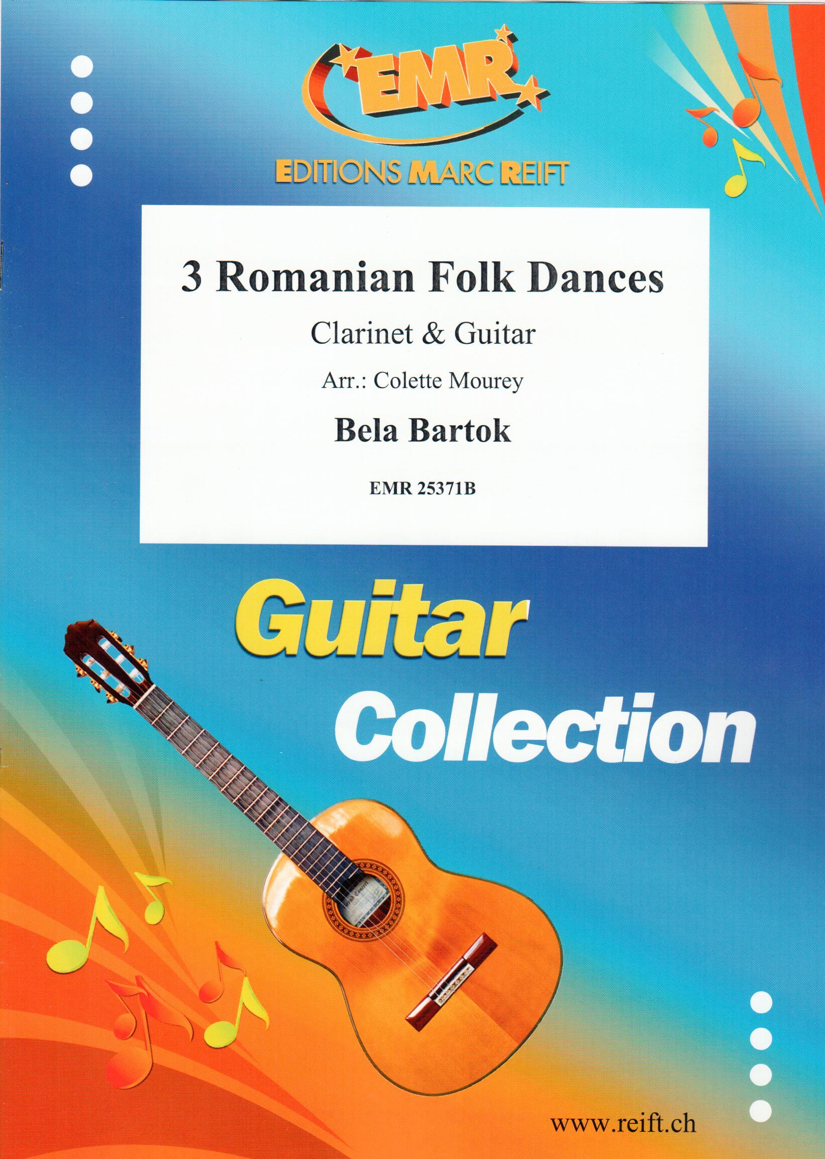 3 ROMANIAN FOLK DANCES, EMR Clarinet