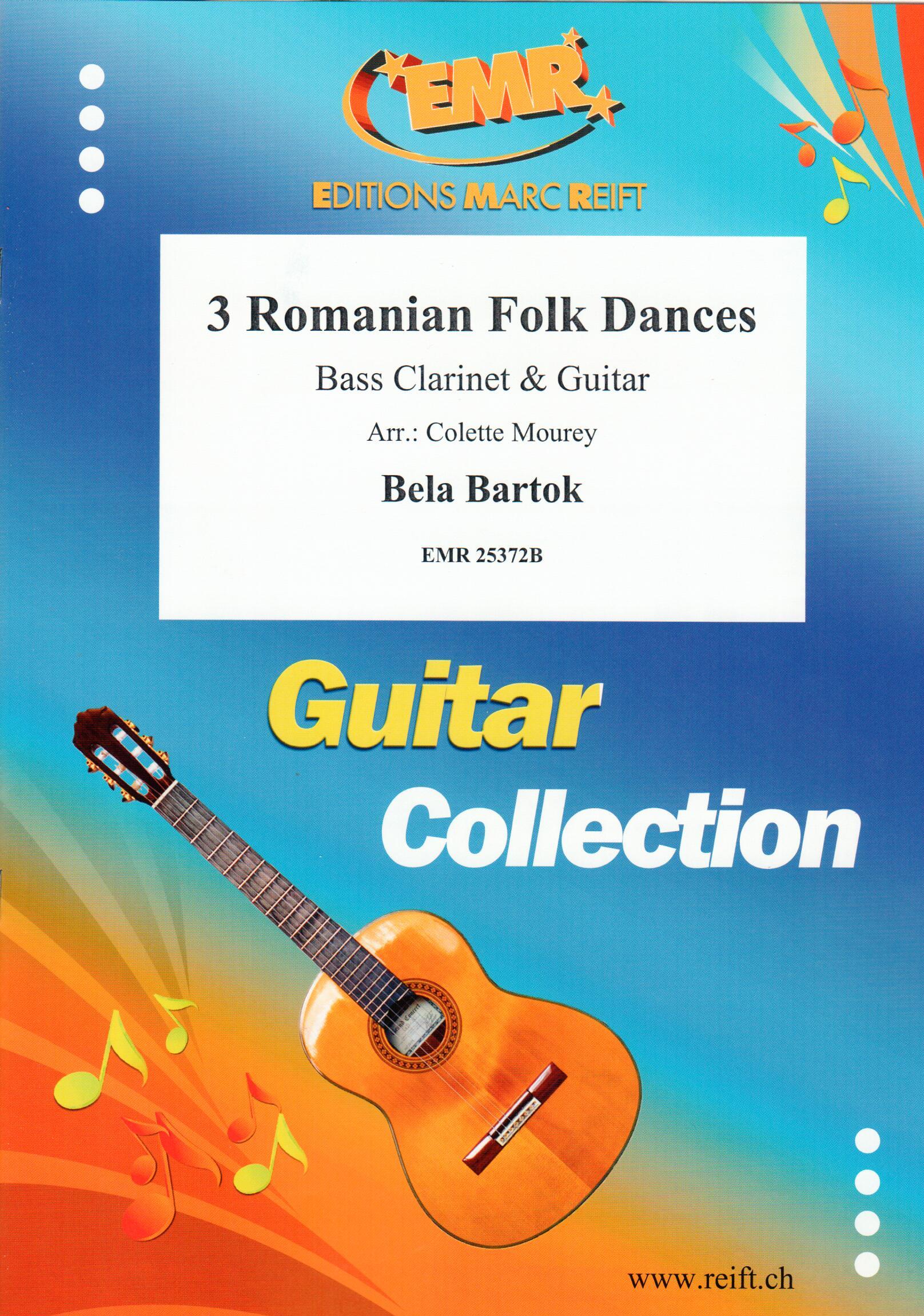 3 ROMANIAN FOLK DANCES, EMR Clarinet