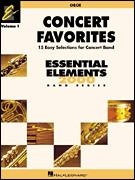 CONCERT FAVORITES VOL. 1 - OBOE book