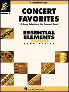 CONCERT FAVORITES VOL. 1 - Eb. BARITONE SAX book