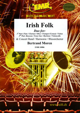 Irish Folk (Trumpet & Tenor Sax Solo) - Parts & Score