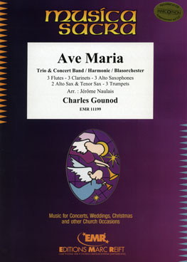 Ave Maria (3 Trumpets Solo) - Parts & Score