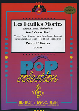 Les Feuilles Mortes (Tenor Sax Solo) - Parts & Score