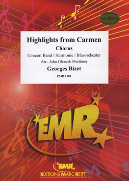 Highlights from Carmen (+ Chorus SATB) - Parts & Score