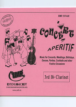 Concert Aperitif (3Bb Clarinet) - Parts & Score