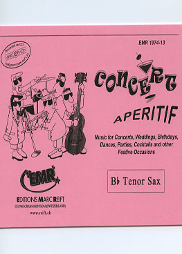 Concert Aperitif (Bb Tenor Sax) - Parts & Score