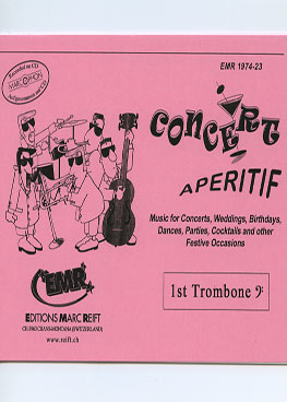 Concert Aperitif (1st Trombone BC) - Parts & Score