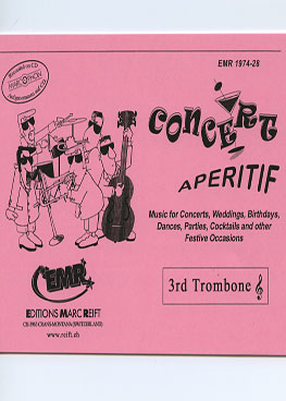 Concert Aperitif (3rd Trombone TC) - Parts & Score