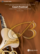 COURT FESTIVAL (SUITE FOR CONCERT BAND) - Parts & Score