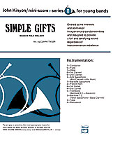 SIMPLE GIFTS (SHAKER FOLK TUNE) - Parts & Score