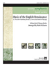 MUSIC OF THE ENGLISH RENAISSANCE - Parts & Score