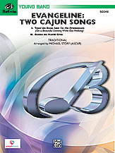 EVANGELINE: TWO CAJUN SONGS - Parts & Score