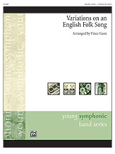 VARIATIONS ON AN ENGLISH FOLK SONG - Score only